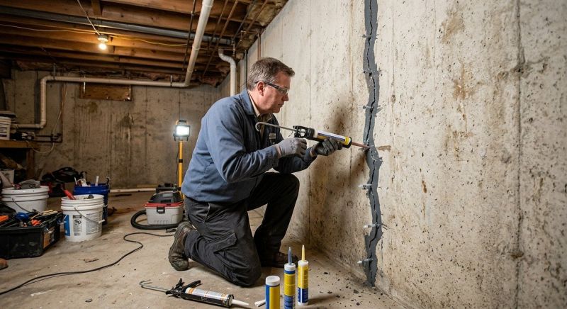 Basement Crack Repair in Fort Collins, CO