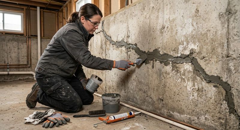 Cracked Basement Floor Repair in Fort Collins, CO