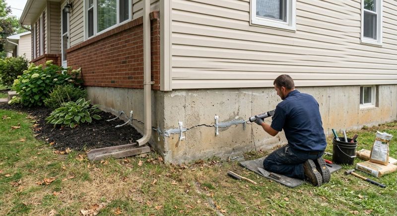 Foundation Cracks Repair in Greenville, SC