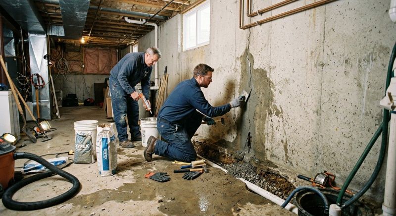 Foundation Leak Repair in Grand Rapids, MI
