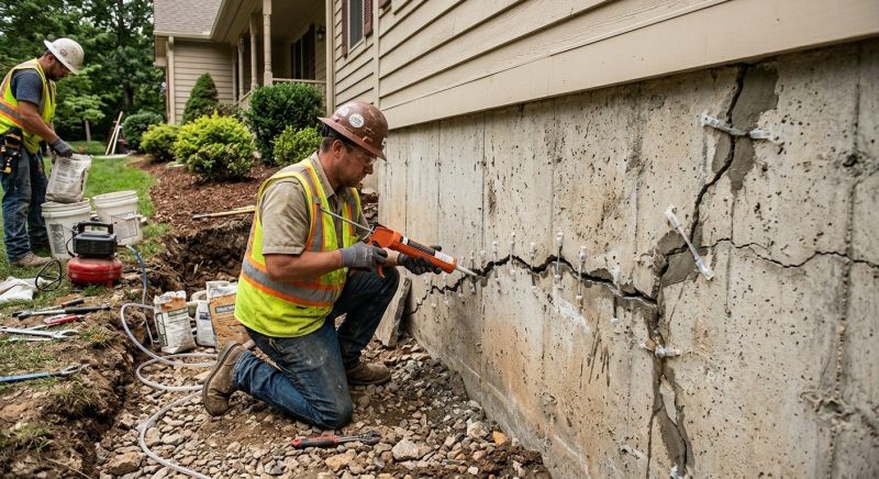 Structural Crack Repair in Greenville, SC