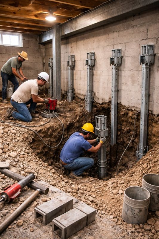 Structural Underpinning in Greenville, SC