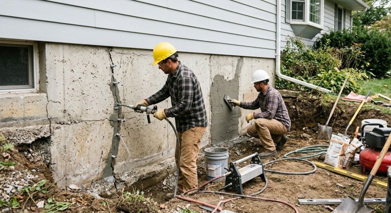 Basement Crack Repair in Tampa, FL