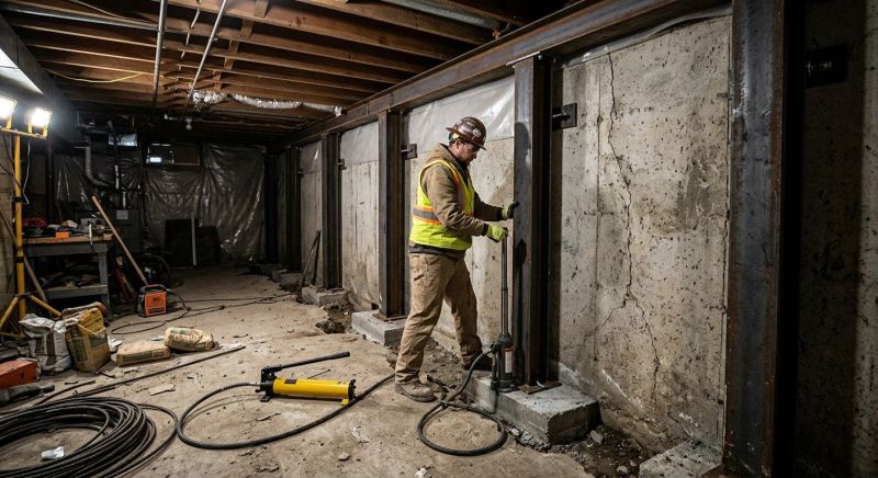 Basement Stabilization in Fort Collins, CO
