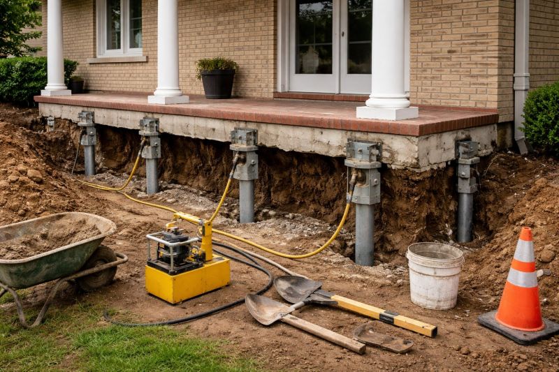 Basement Stabilization in Greenville, SC