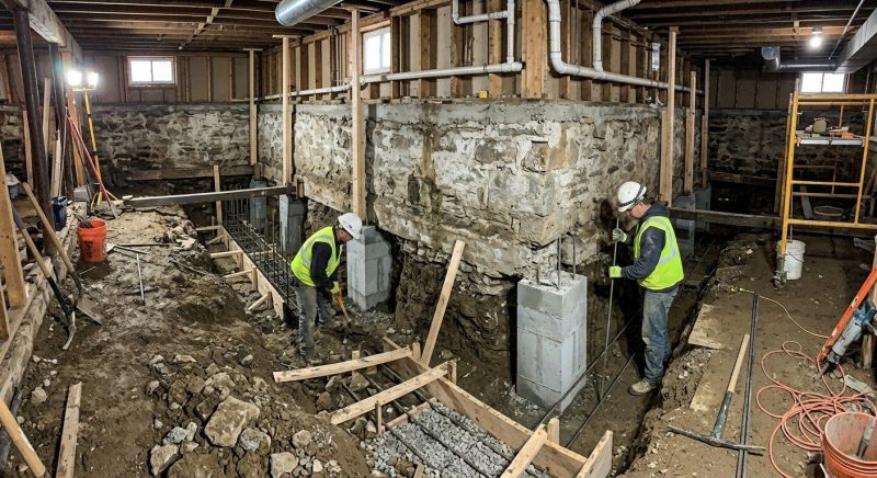 Basement Underpinning in Fort Collins, CO
