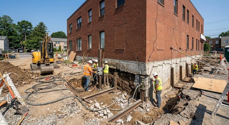 Building Foundation Repair in Greenville, SC