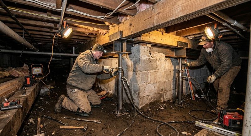 Deep Foundation Repair in Columbus, OH