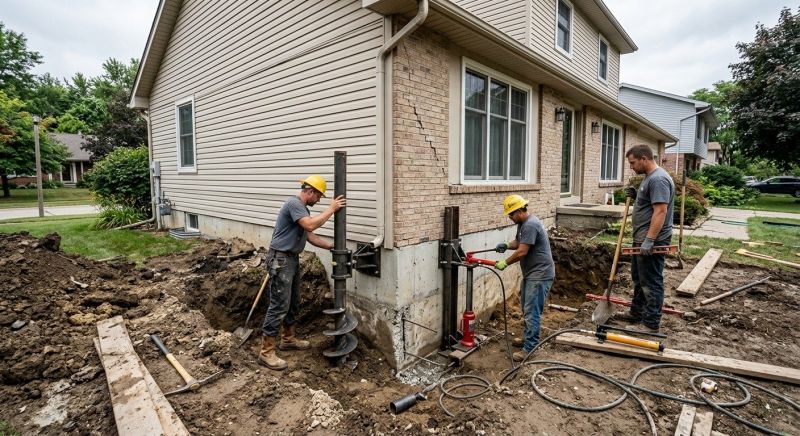Exterior Foundation Repair in Columbus, OH