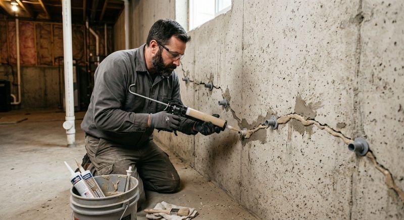 Foundation Crack Sealing in Fort Collins, CO