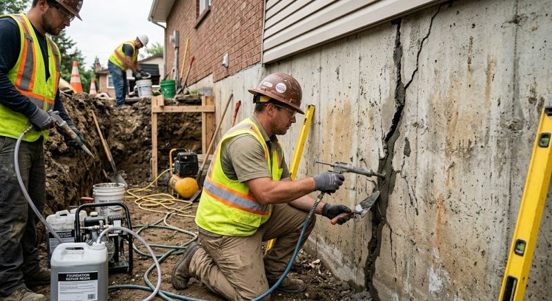 Foundation Cracks Repair in Sarasota, FL
