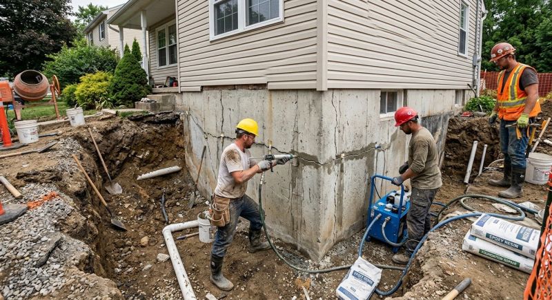 Foundation Cracks Repair in Greenville, SC