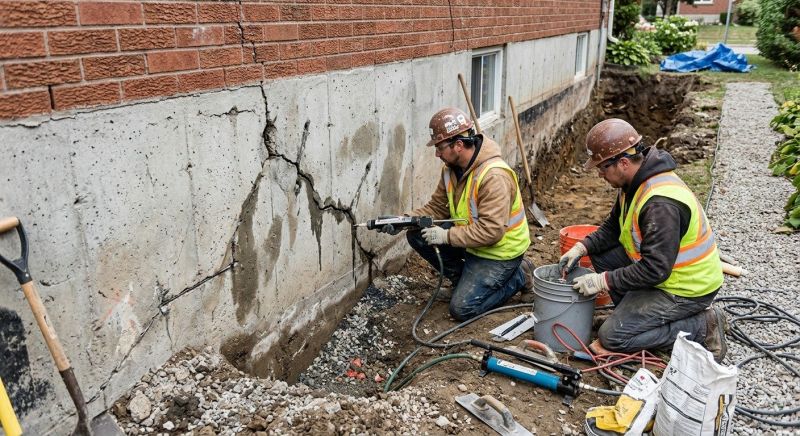 Foundation Cracks Repair in Greenville, SC