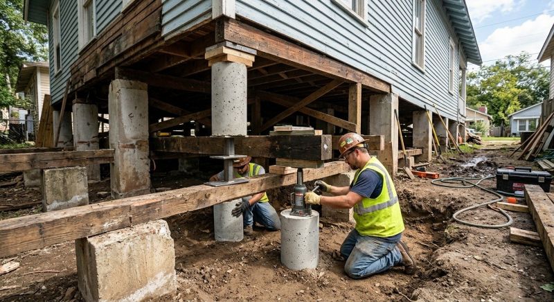 Foundation Pier Repair in Greenville, SC