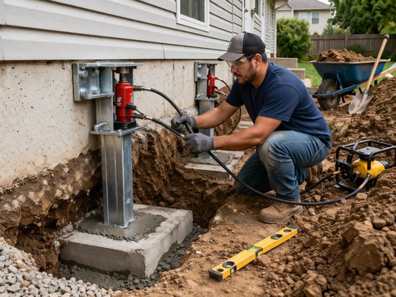 Foundation Pier Repair in Tampa, FL