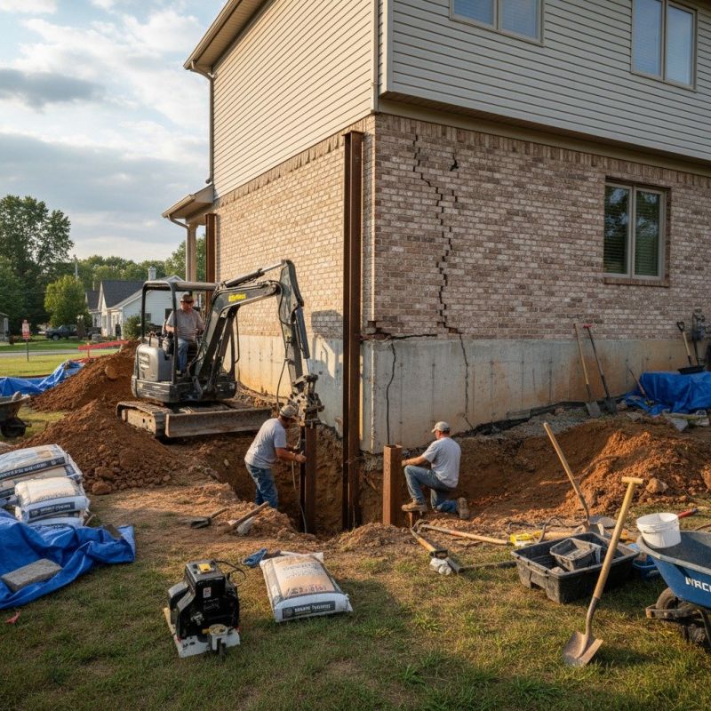 Foundation Settlement Repair in Tampa, FL