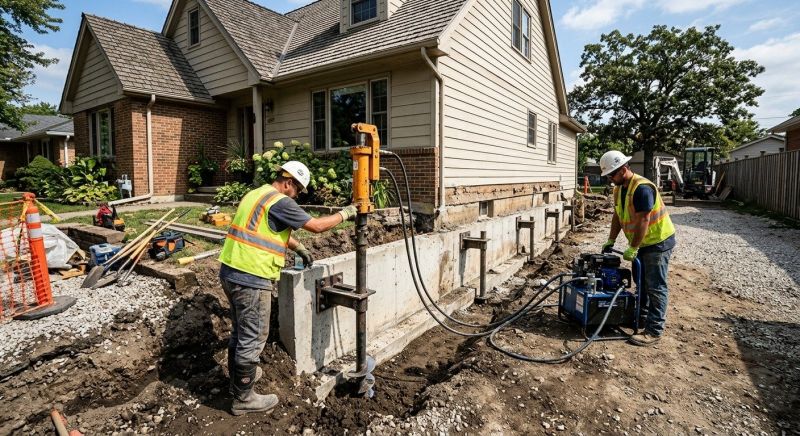 Foundation Stabilizing in Greenville, SC