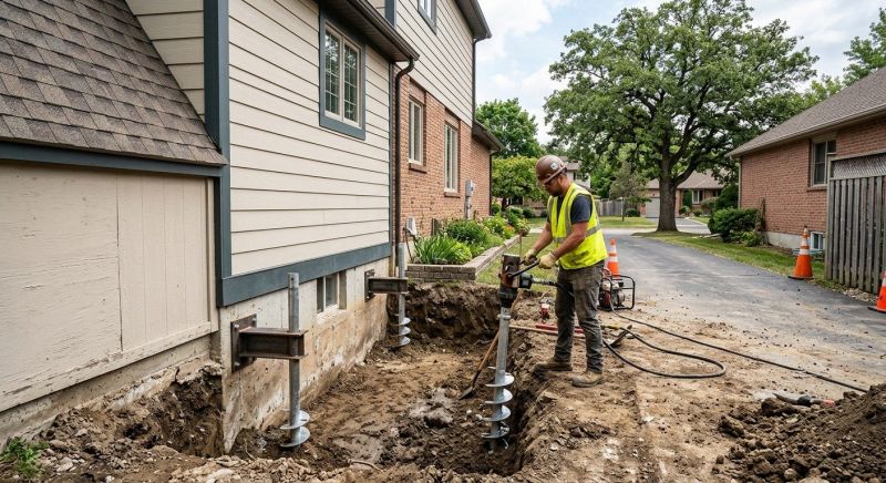 Helical Piers Installation in Fort Collins, CO