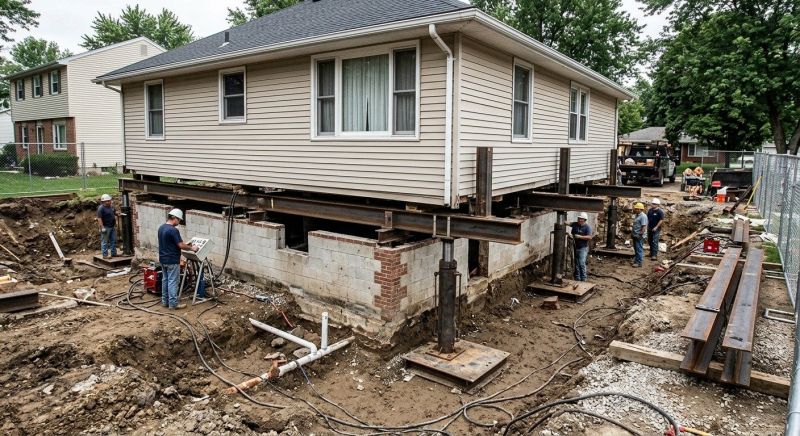 Sinking Foundation Lifting in Fort Collins, CO