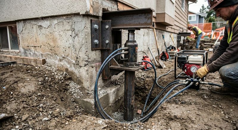 Sinking Foundation Lifting in Tampa, FL