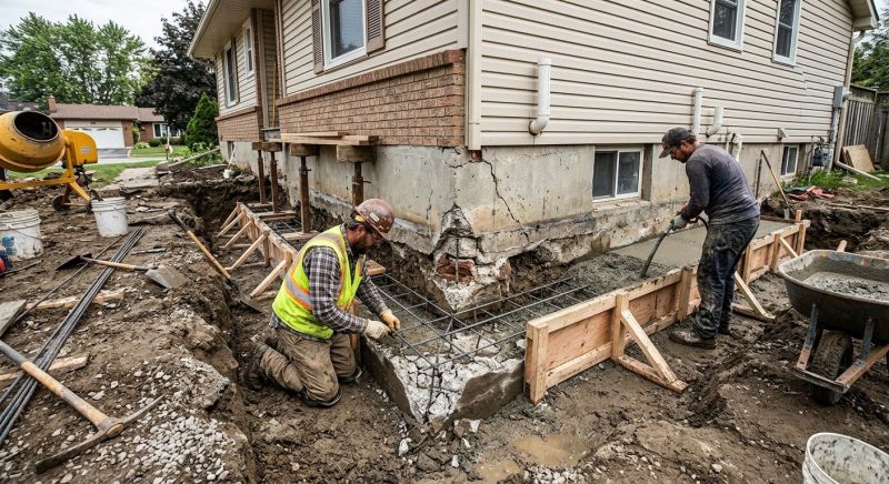 Slab Foundation Repair in Greenville, SC