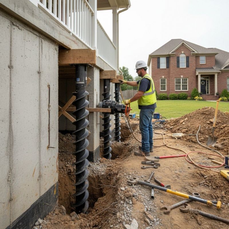 Structural Underpinning in Greenville, SC