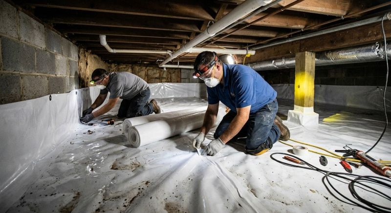 Vapor Barrier Installation in Fredericksburg, VA