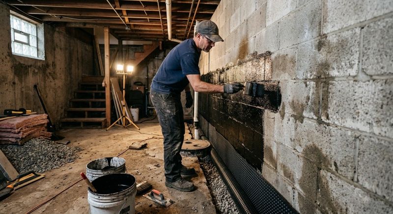 Wall Waterproofing in Greenville, SC